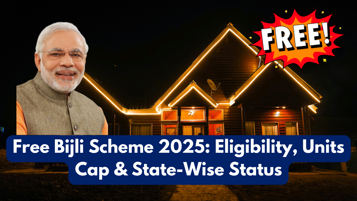 Free Bijli Scheme 2025: Eligibility, Units Cap & State-Wise Status