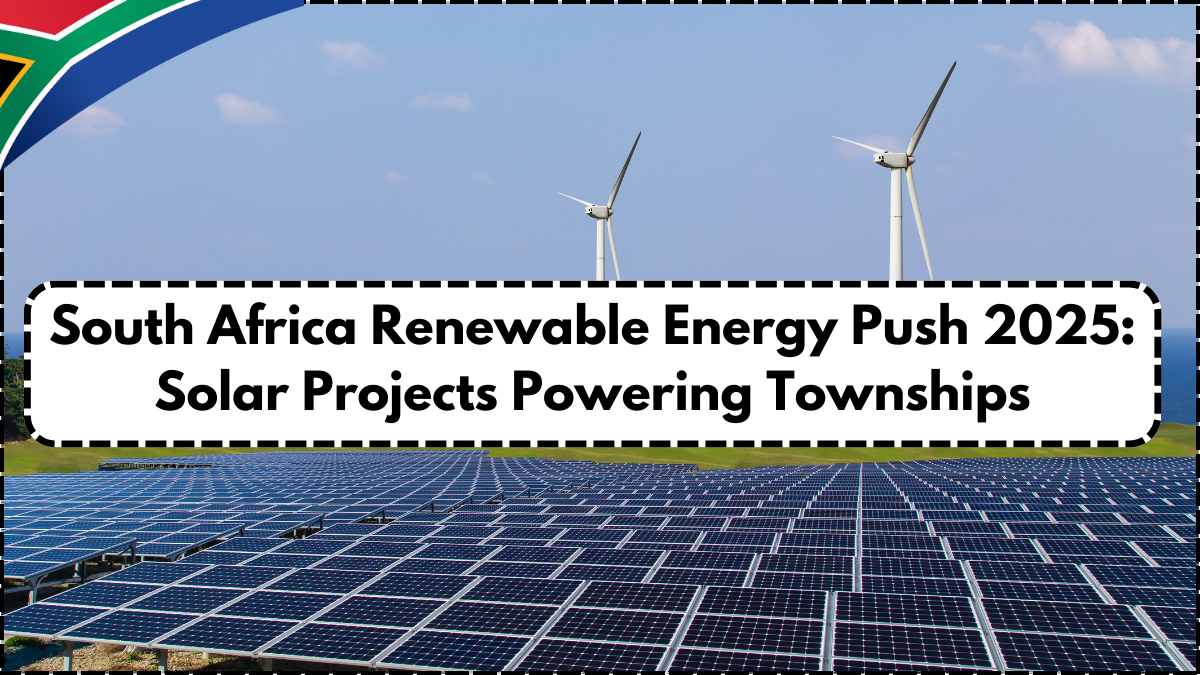 South Africa Renewable Energy Push 2025: Solar Projects Powering Townships