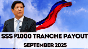SSS ₱1000 Tranche Payout September 2025 – Eligibility and Distribution Explained