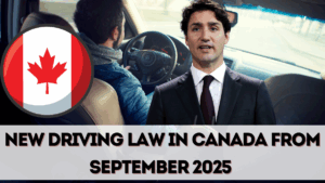 New Driving Law in Canada from September 2025 – What Every Motorist Must Know