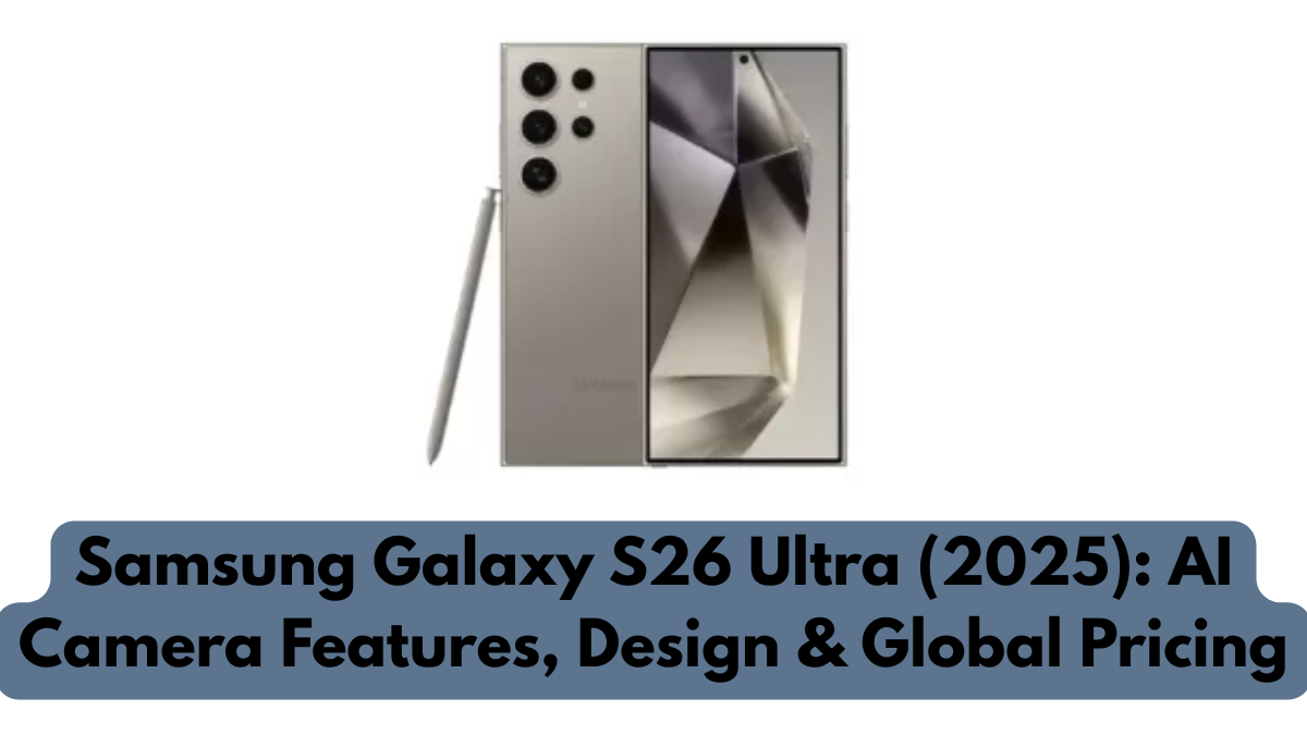 Samsung Galaxy S26 Ultra (2025): AI Camera Features, Design & Global Pricing