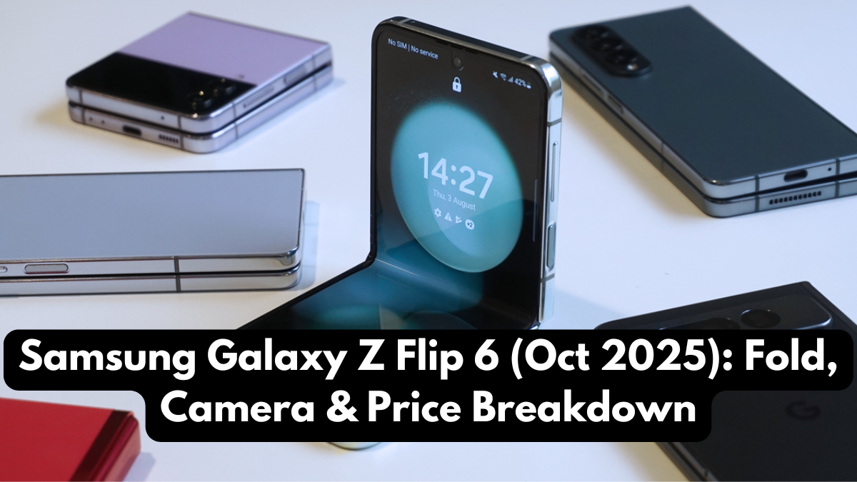 Samsung Galaxy Z Flip 6 (Oct 2025): Fold, Camera & Price Breakdown