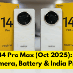 Realme 14 Pro Max (Oct 2025): Display, Camera, Battery & India Price
