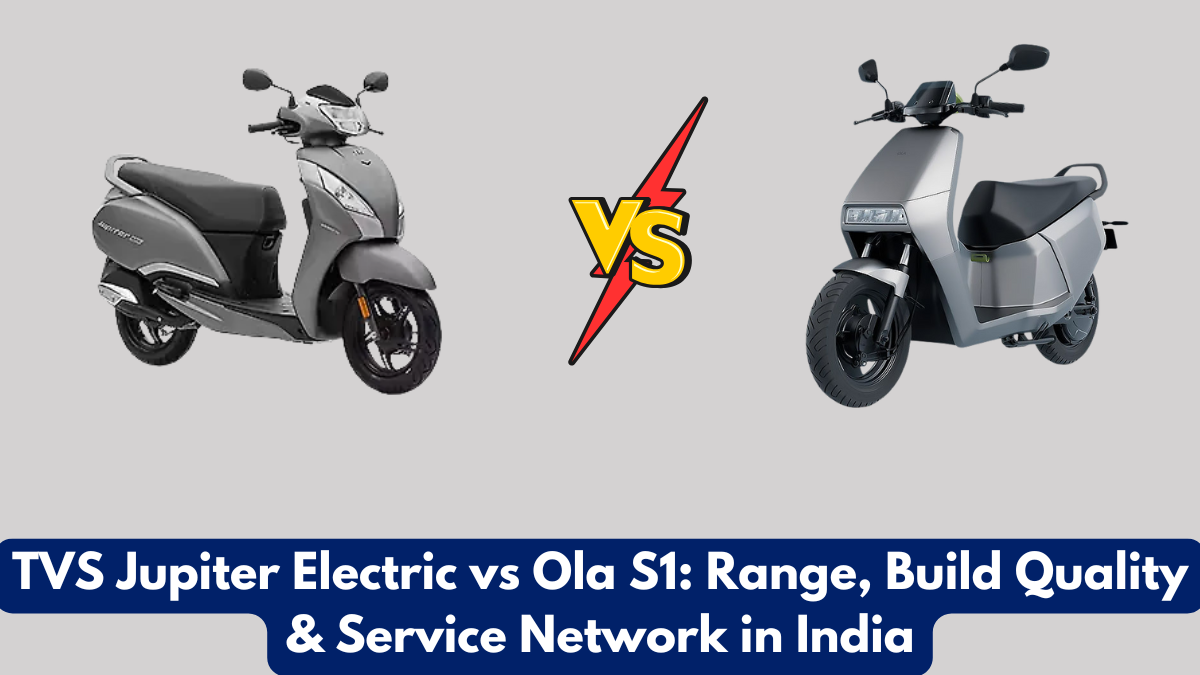 TVS Jupiter Electric vs Ola S1: Range, Build Quality & Service Network in India