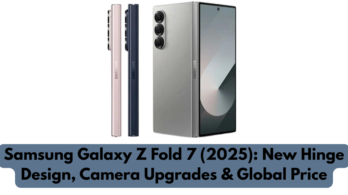 Samsung Galaxy Z Fold 7 (2025): New Hinge Design, Camera Upgrades & Global Price