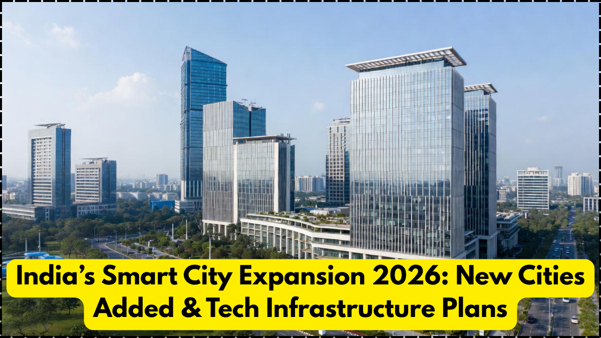 India’s Smart City Expansion 2026: New Cities Added & Tech Infrastructure Plans