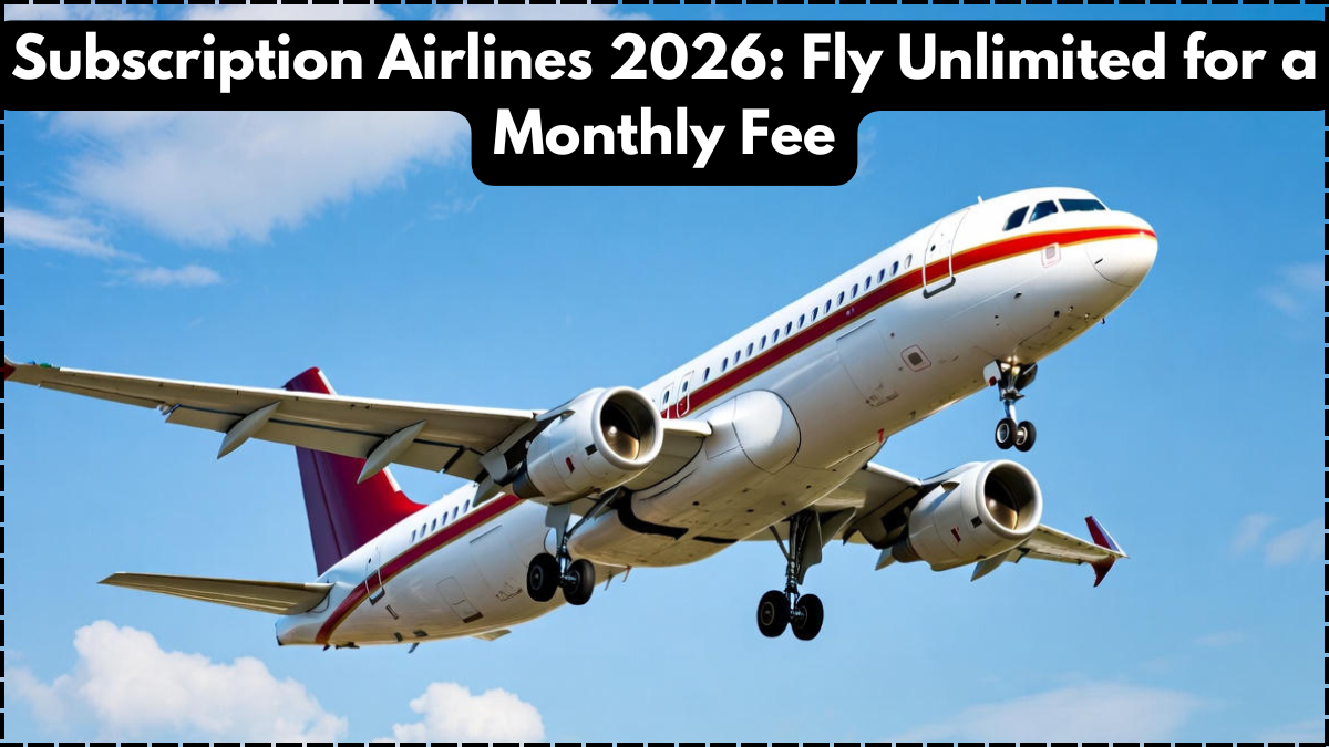 Subscription Airlines 2026: Fly Unlimited for a Monthly Fee