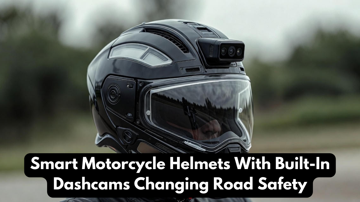 Smart Motorcycle Helmets With Built-In Dashcams Changing Road Safety