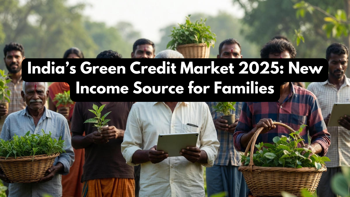 India’s Green Credit Market 2025: New Income Source for Families