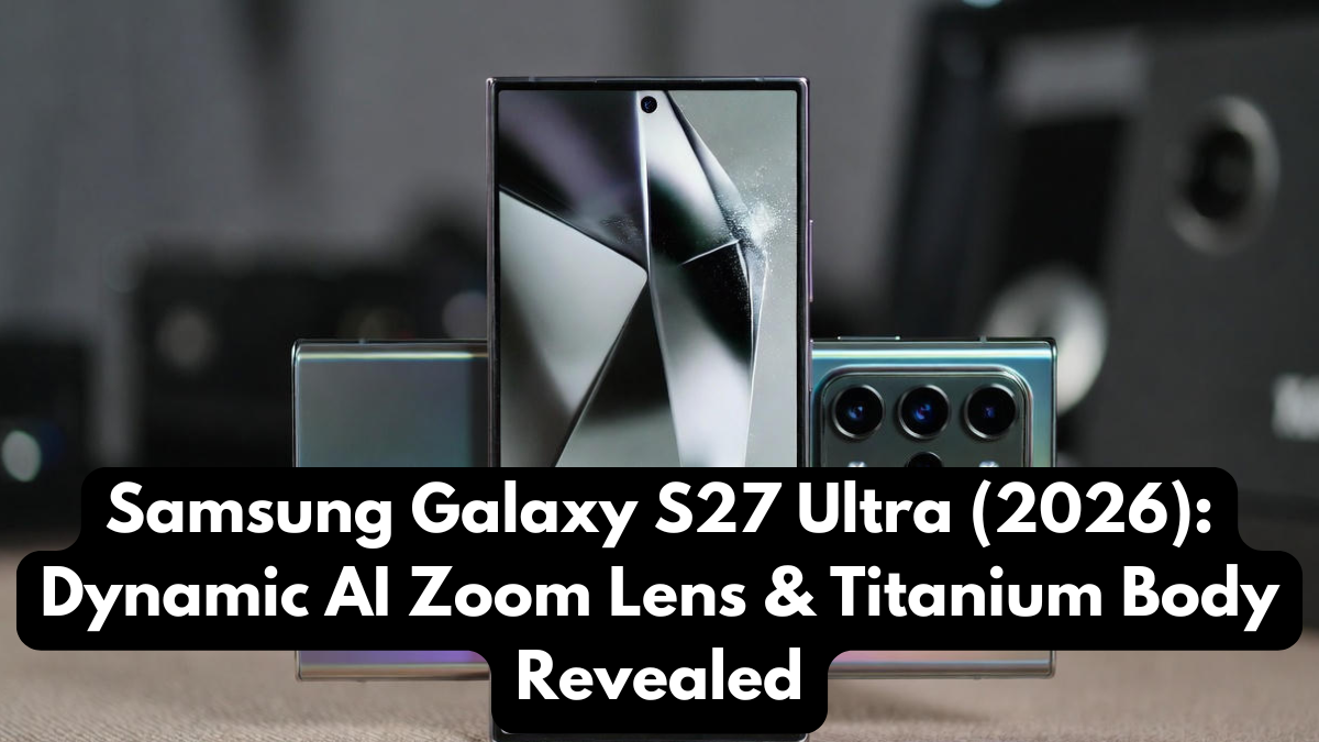 Samsung Galaxy S27 Ultra (2026): Dynamic AI Zoom Lens & Titanium Body Revealed