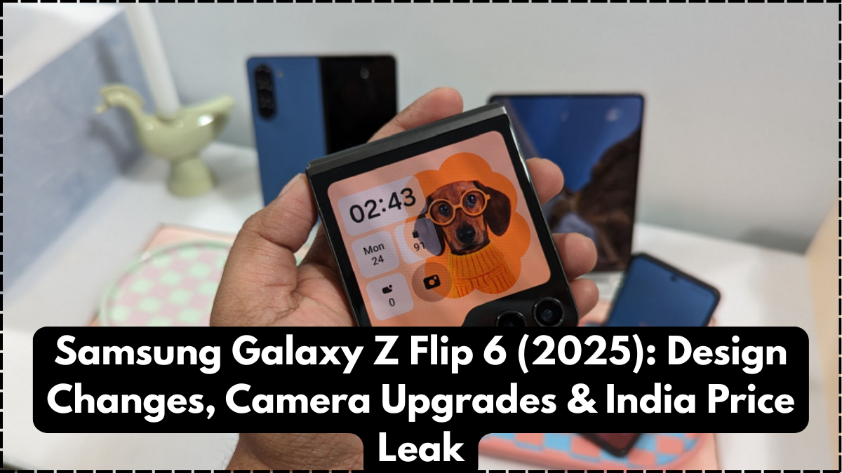 Samsung Galaxy Z Flip 6 (2025): Design Changes, Camera Upgrades & India Price Leak