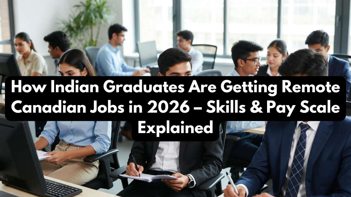How Indian Graduates Are Getting Remote Canadian Jobs in 2026 – Skills & Pay Scale Explained