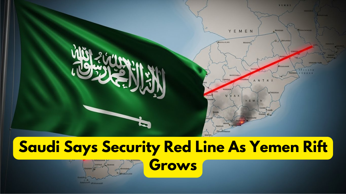 Saudi Says Security Red Line As Yemen Rift Grows