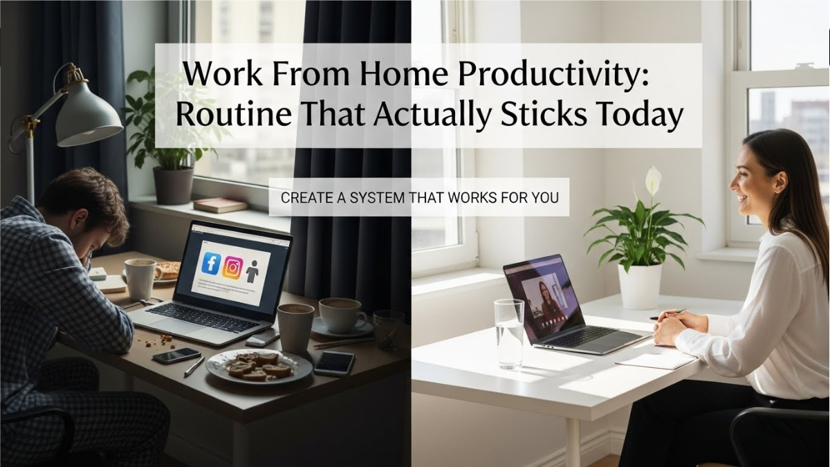Work From Home Productivity: Routine That Actually Sticks Today