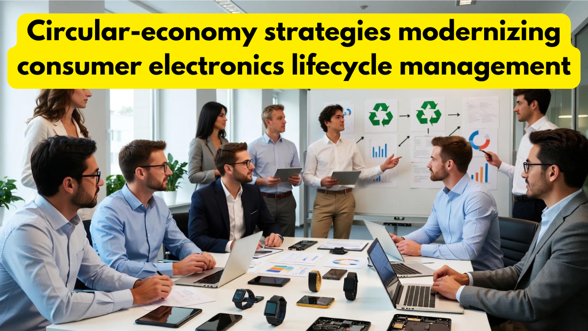 Circular-economy strategies modernizing consumer electronics lifecycle management