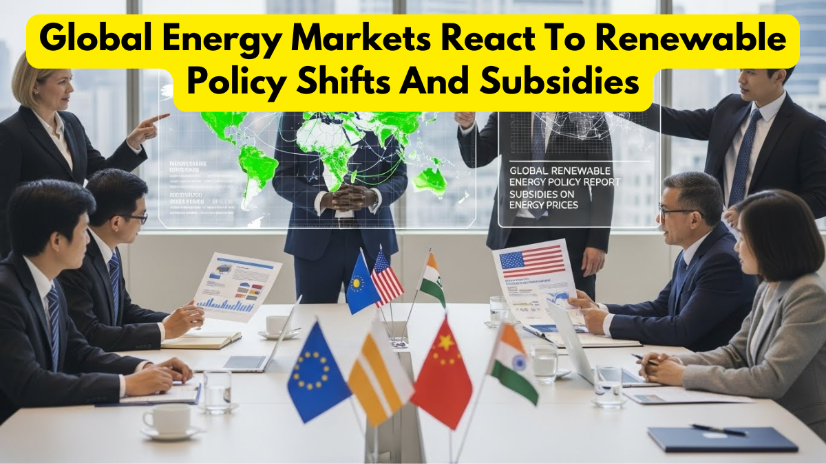 Global Energy Markets React To Renewable Policy Shifts And Subsidies