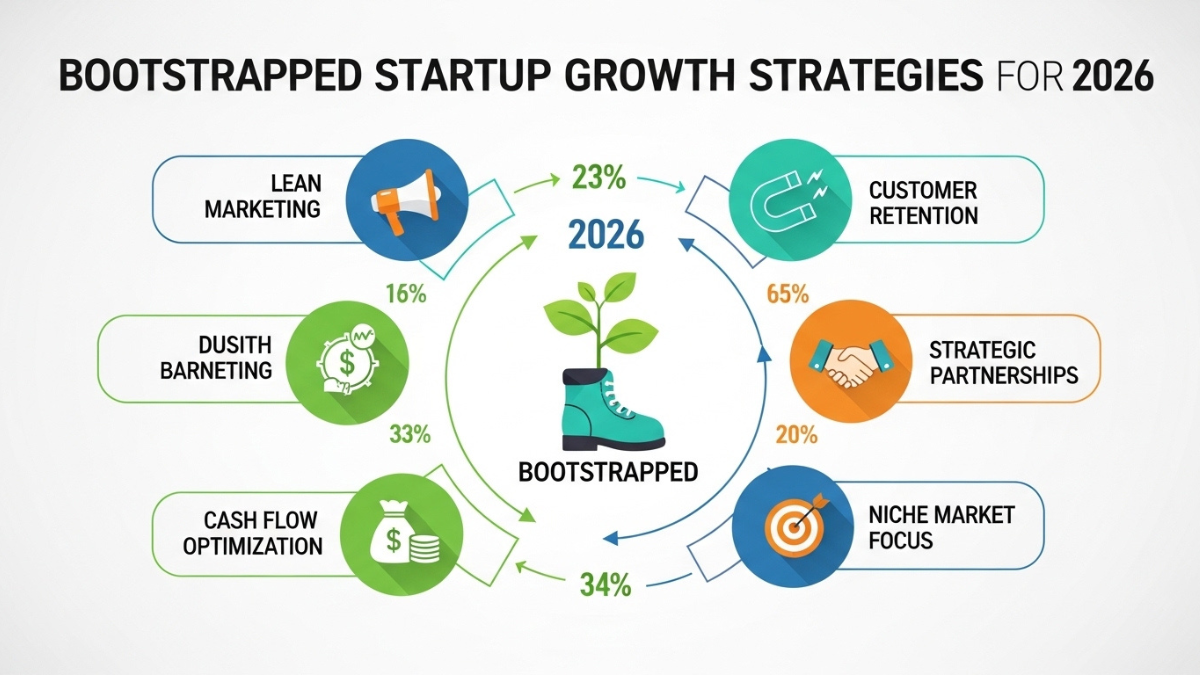 Bootstrapped Startup Growth Strategies for 2026
