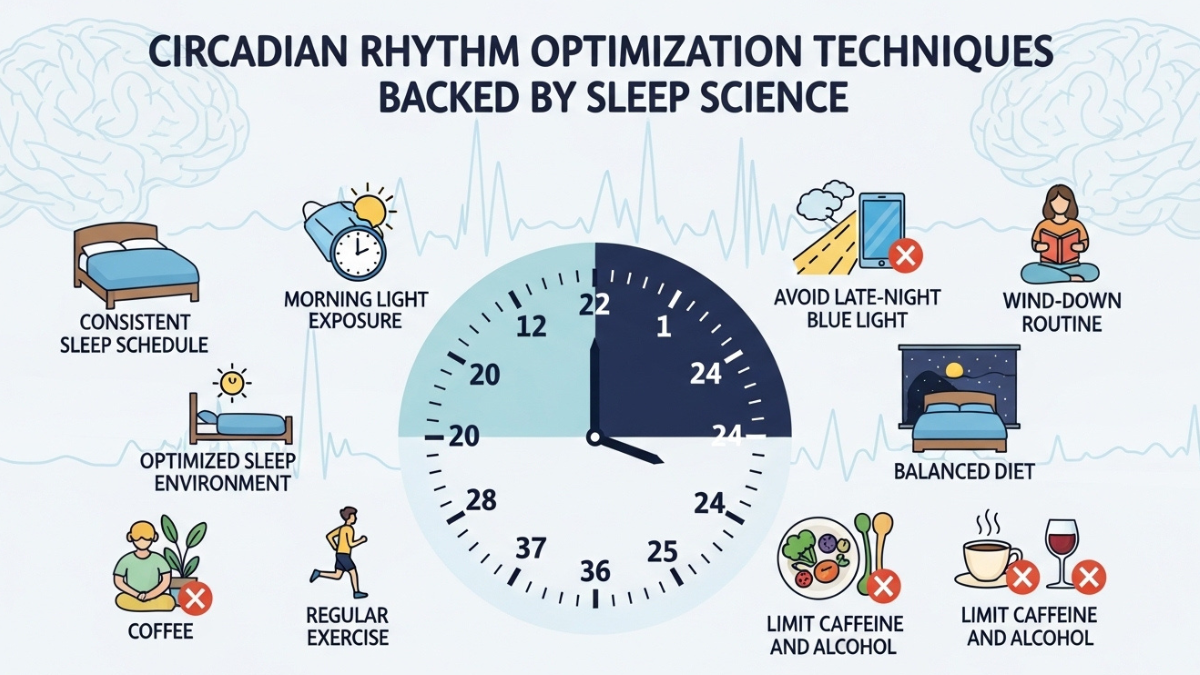 Circadian Rhythm Optimization Techniques Backed by Sleep Science