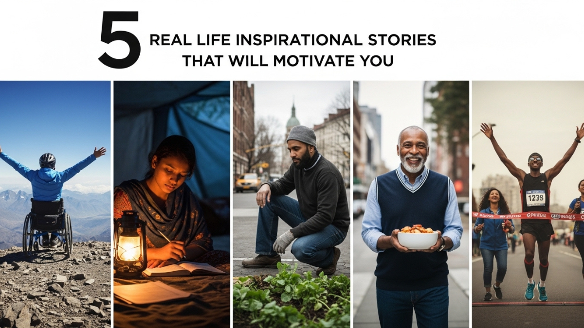 5 Real Life Inspirational Stories That Will Motivate You