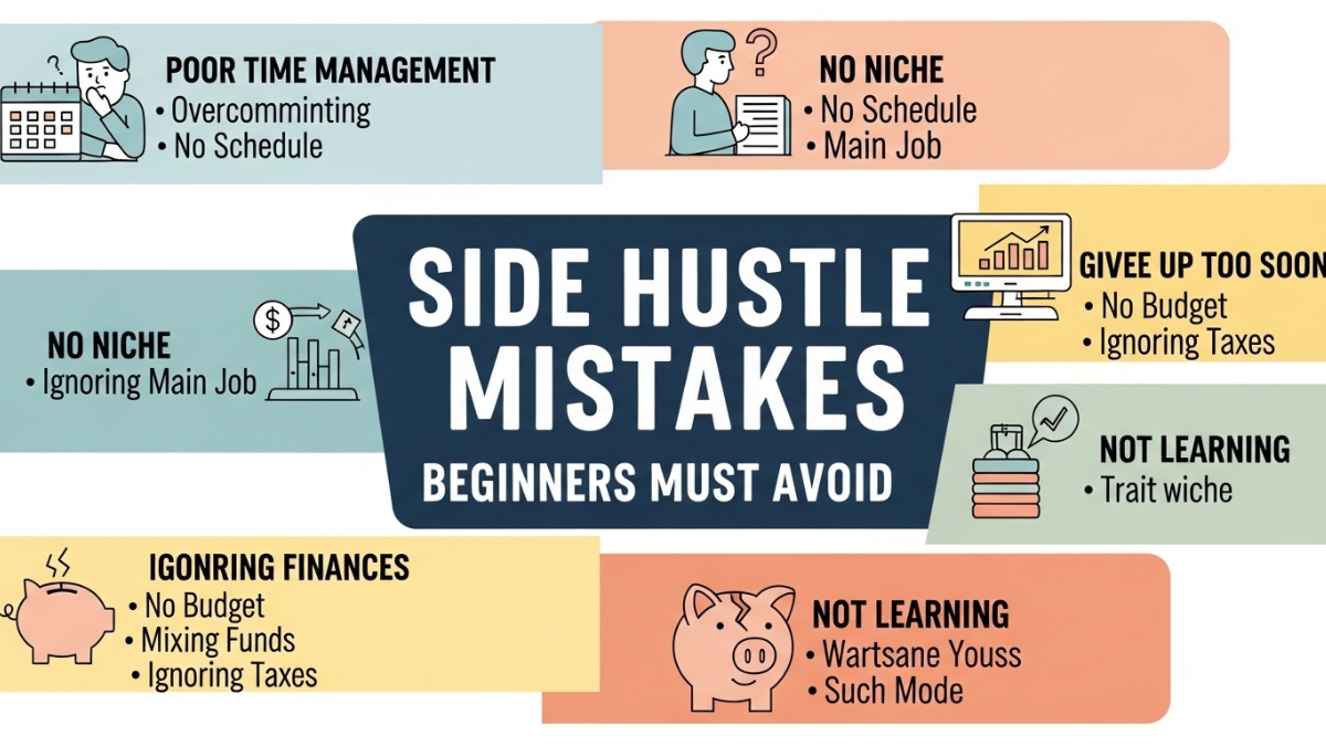 Side Hustle Mistakes Beginners Must Avoid