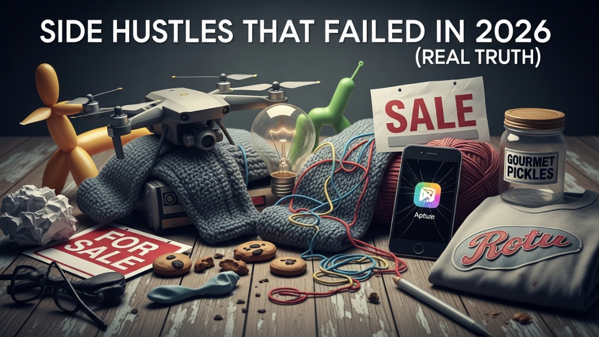 Side Hustles That Failed in 2026 (Real Truth)